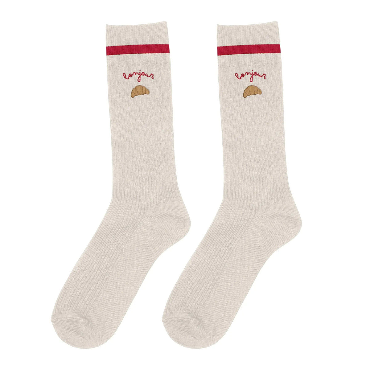 Chaussettes Bonjour pâtisserie