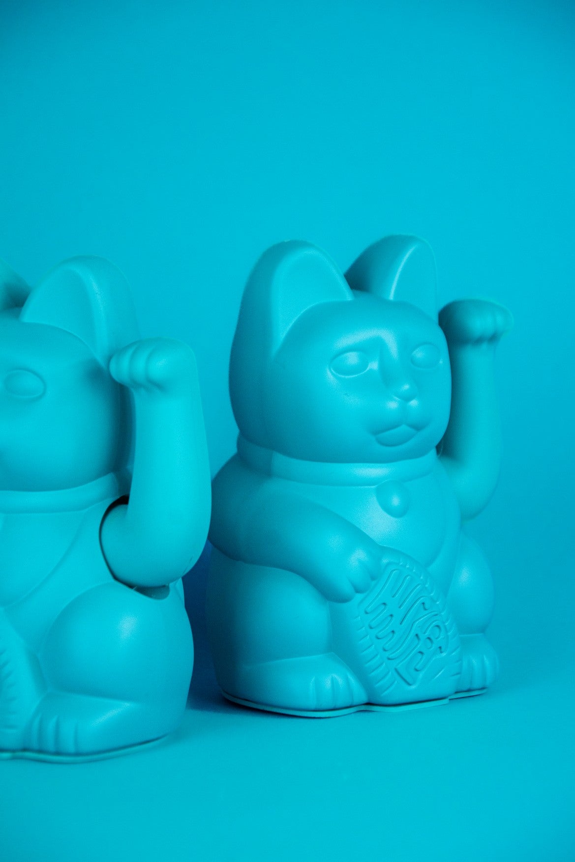Mini Lucky Cat - Turquoise