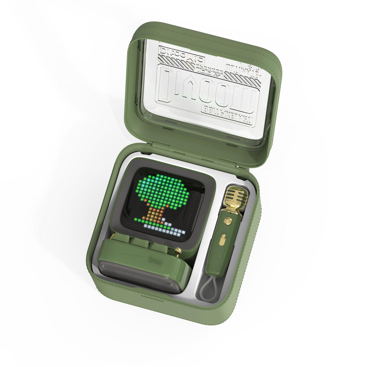 Enceinte + Micro Bluetooth avec Ecran - Ditoo Mic Vert
