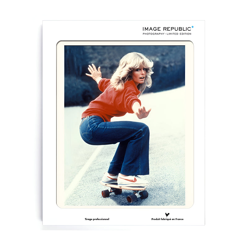 Affiche Farrah Fawcett - Skateboard