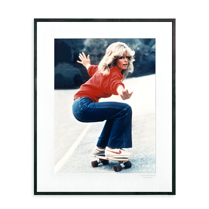 Affiche Farrah Fawcett - Skateboard