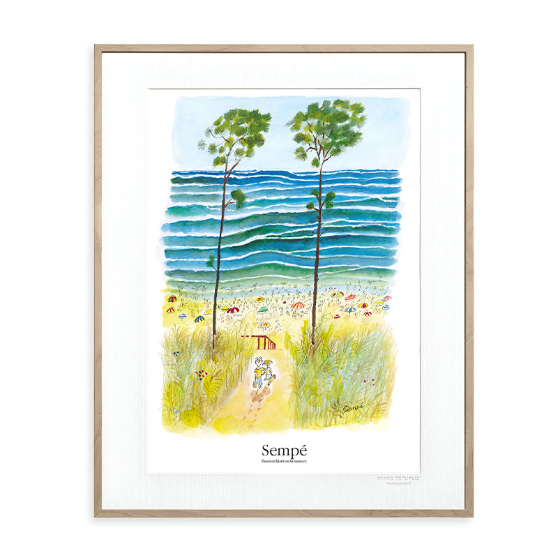 Affiche Sempé - Ocean Couple
