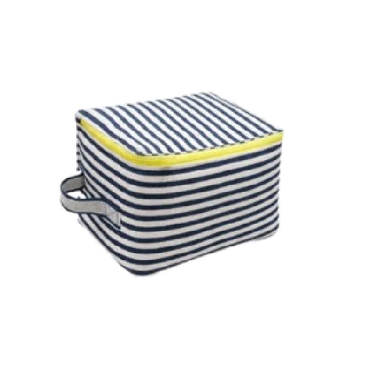 La house case SS26 Denim de Bensimon, de couleur marine a pour motifs des rayure bleu marine. Elle possède une fermeture zippée et est pensée pour ranger et protéger vêtements, accessoires ou objets du quotidien.