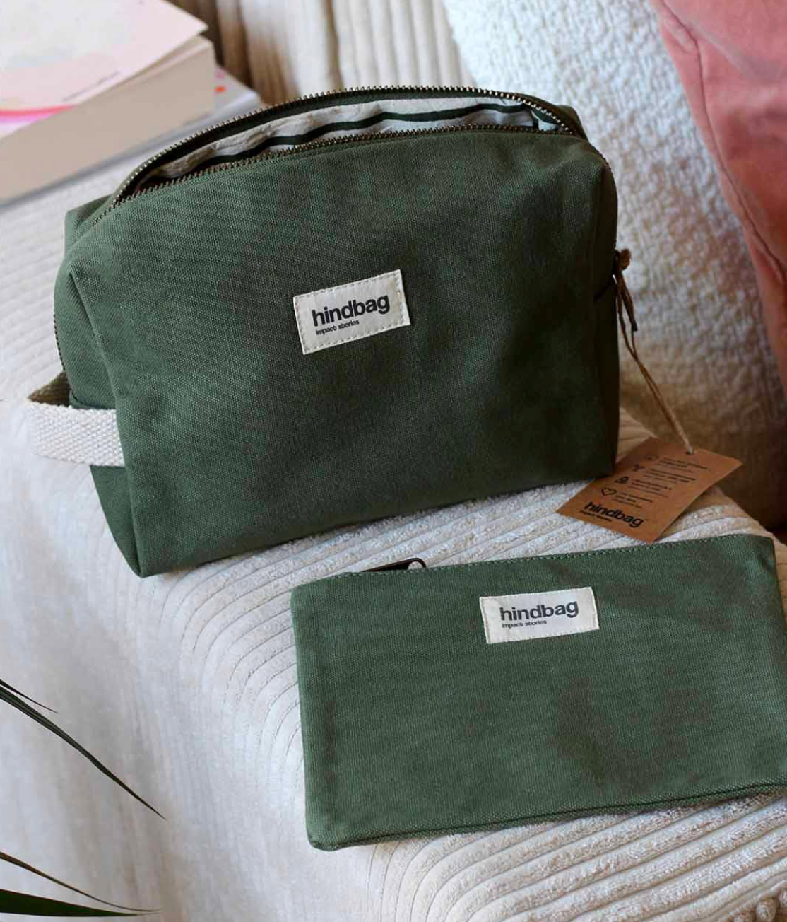 Trousse de toilette Léon - Olive