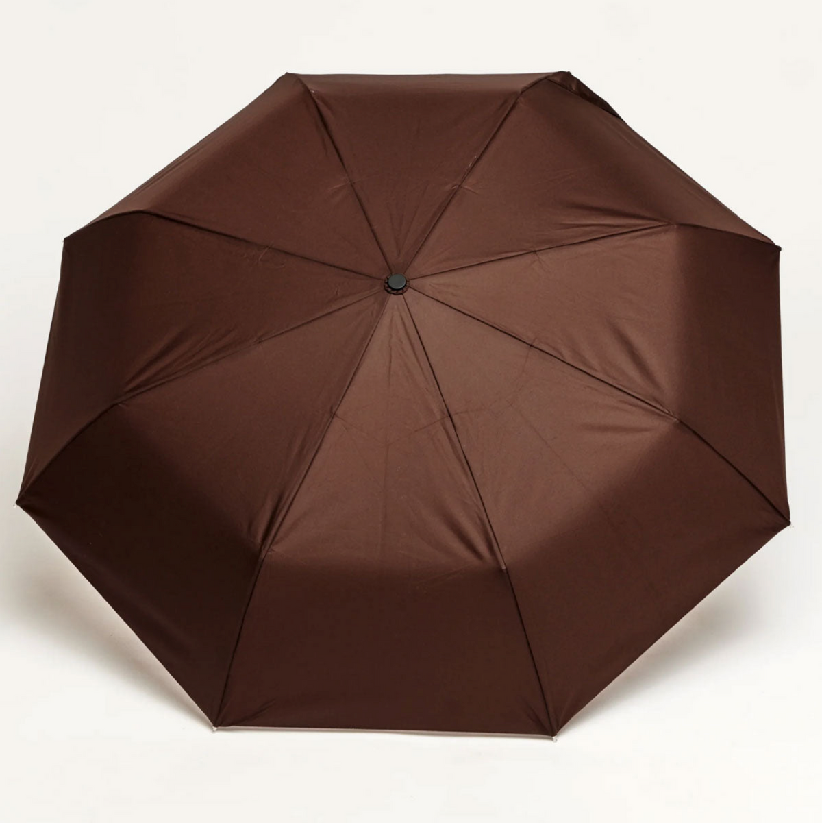 Parapluie compact avec manche Duck - espresso