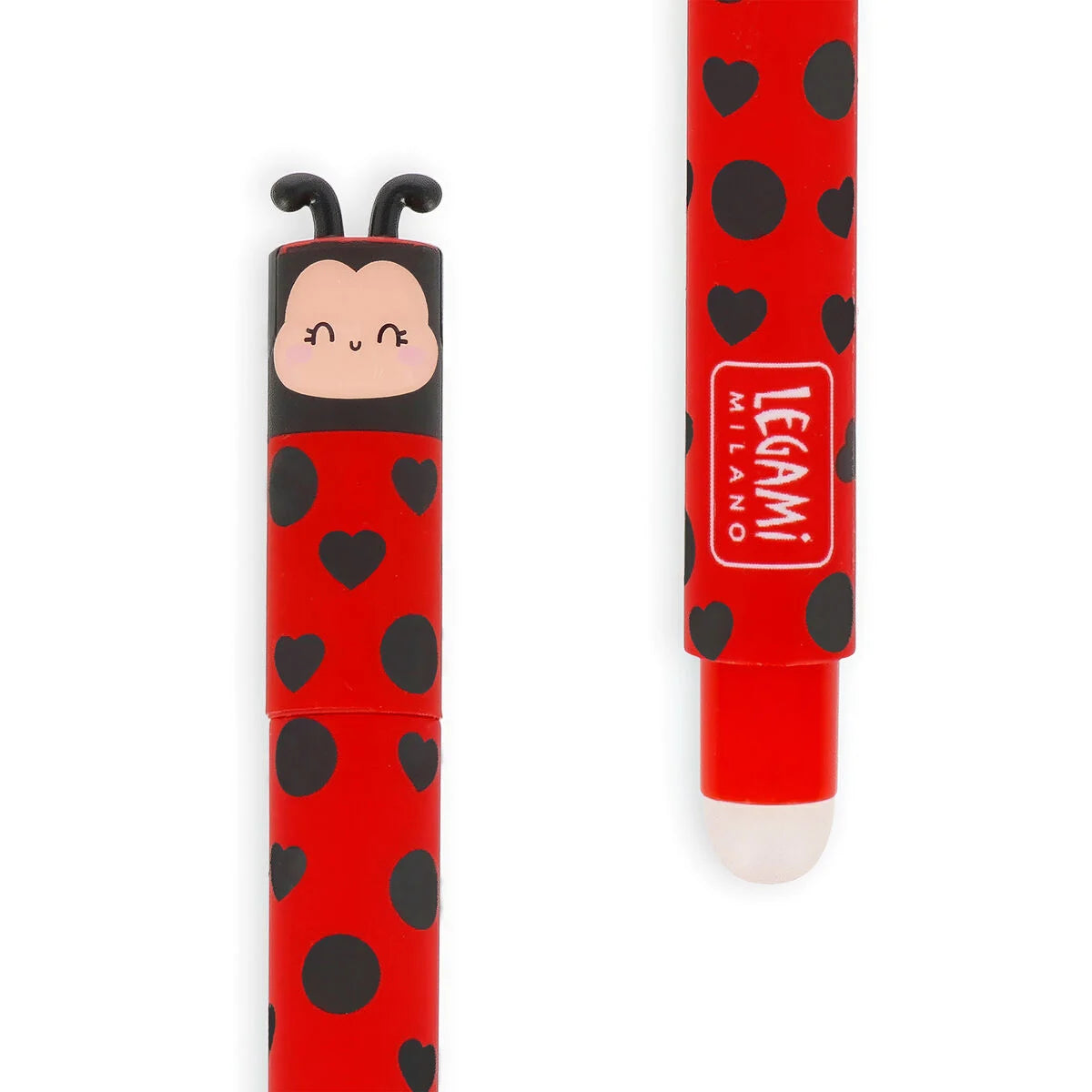 Legami Stylo Gel Effaçable 0,7mm - Coccinelle