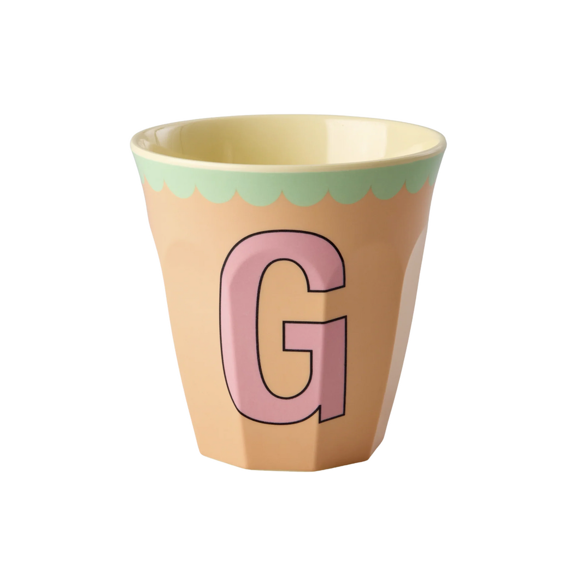 Gobelet lettre mélamine - Vintage fille