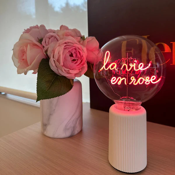 Ampoule La vie en rose pour socle portable sans fil