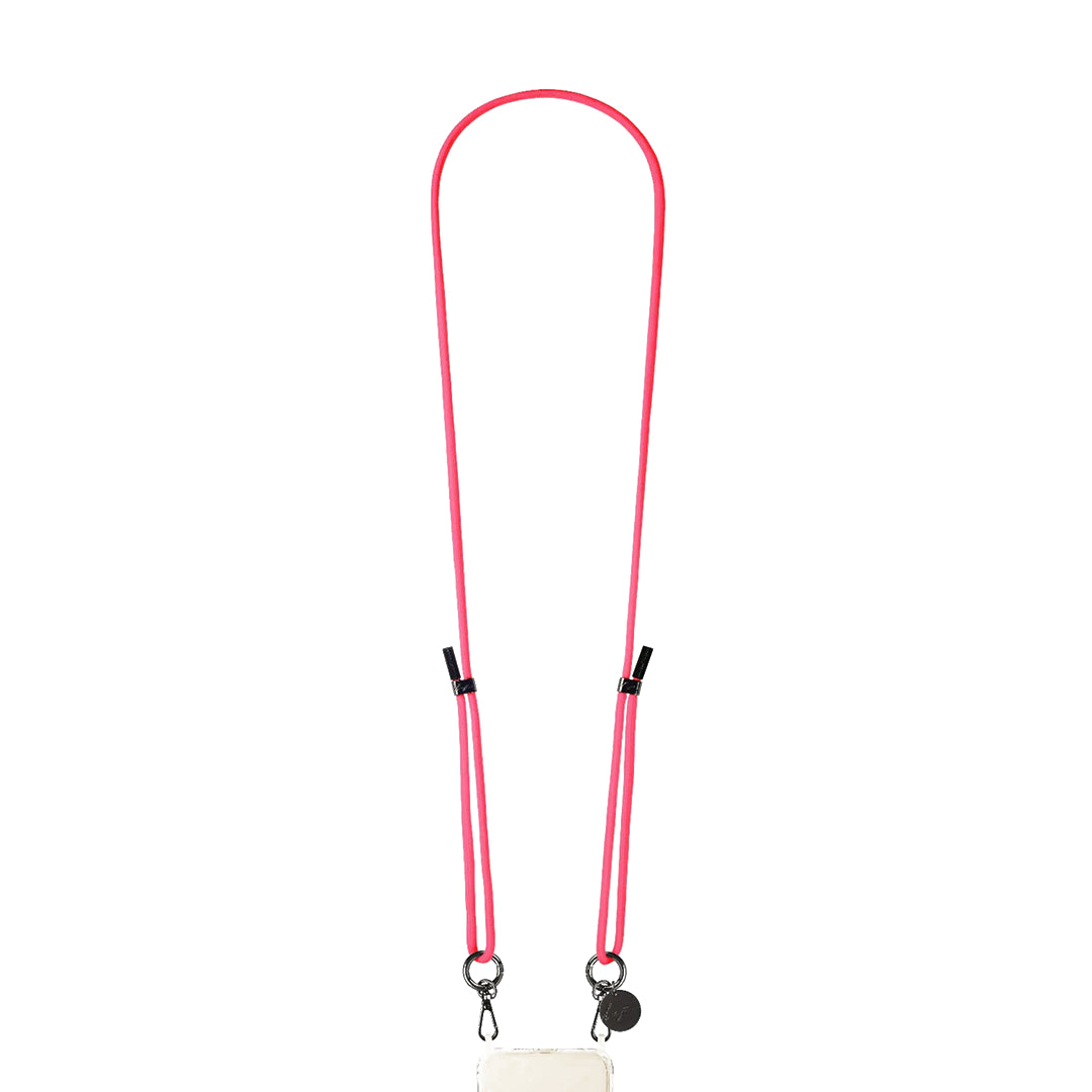 Lanière cordon Nae - Rose fluo