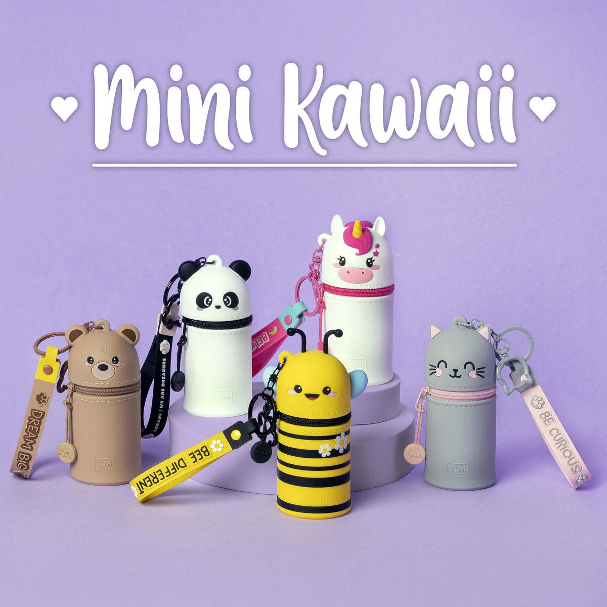 Legami Porte-Monnaie Porte-Clés Mini Kawaii