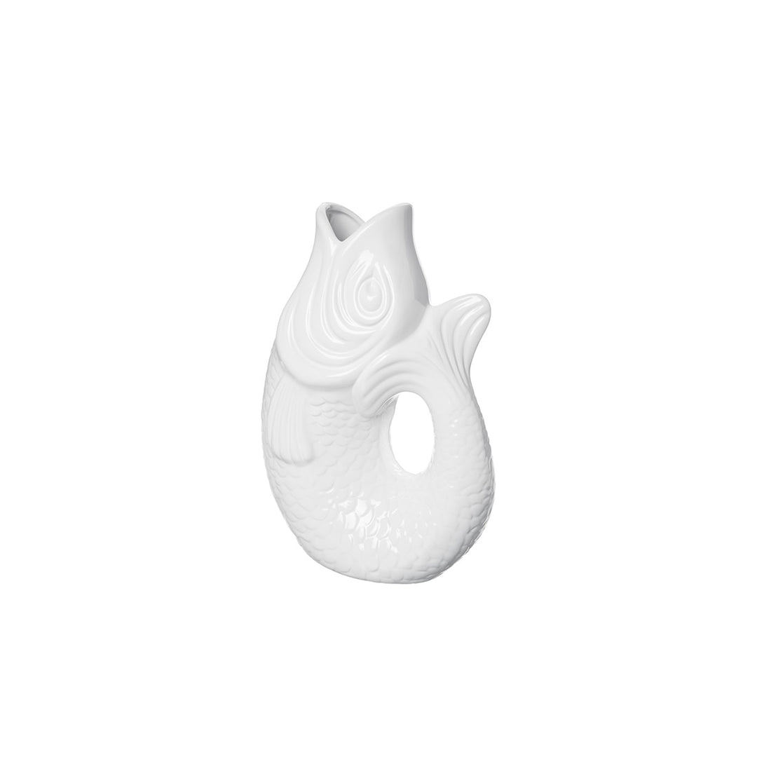 Vase Monsieur Carafon h.25 cm - Blanc