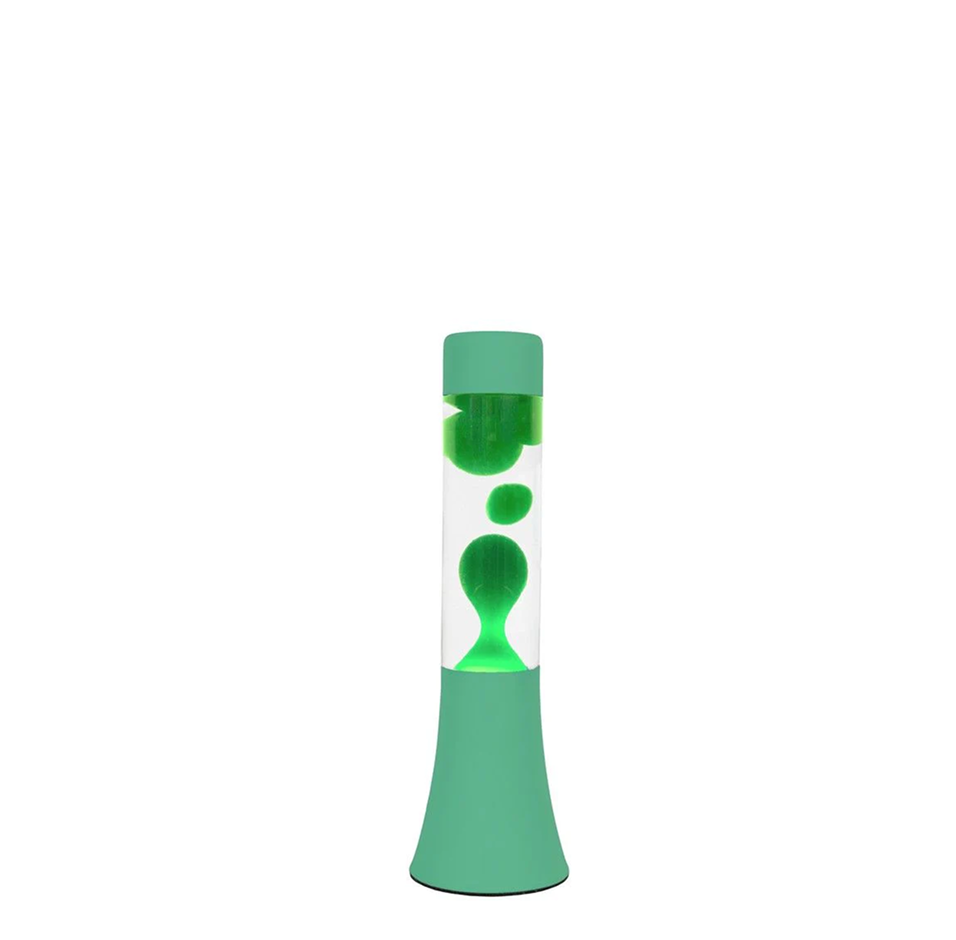 Mini lampe à lave monochrome vert