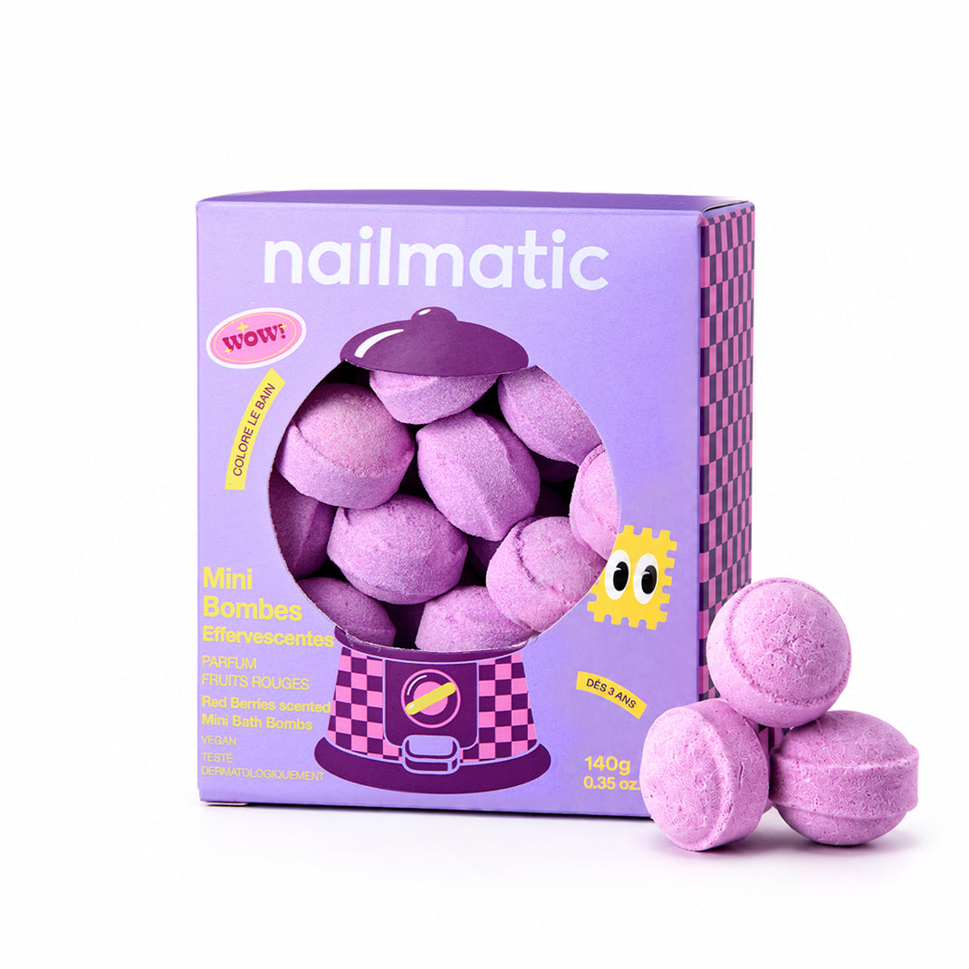 Mini billes de bain effervescentes