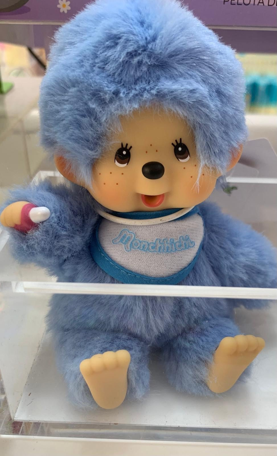 Peluche Monchhichi fluo