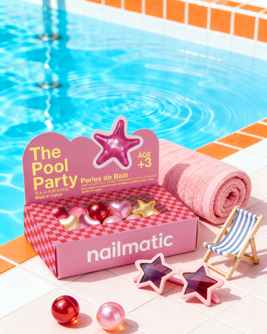 Perles de bain - The pool party