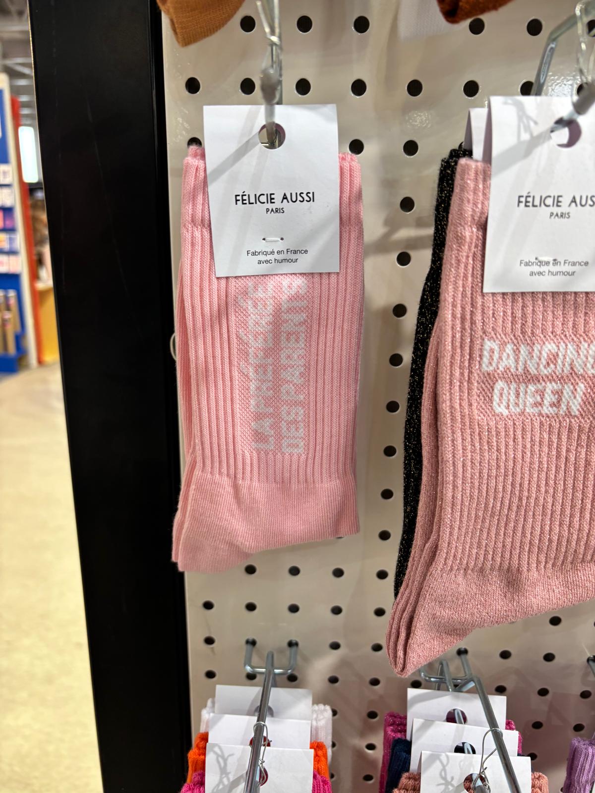Chaussettes - La préférée des parents 36/40 rose