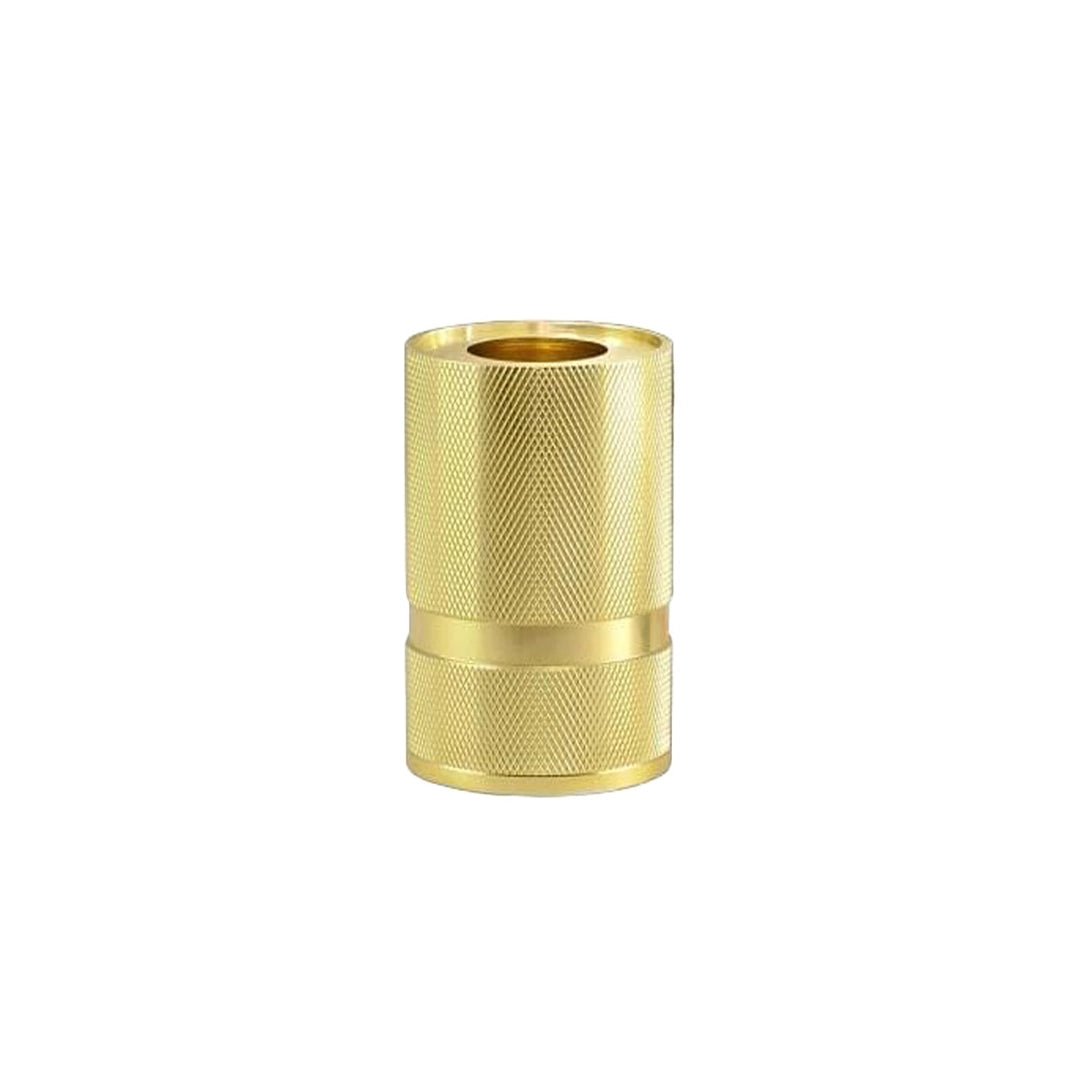Socle pour ampoule message doré - h.10 cm