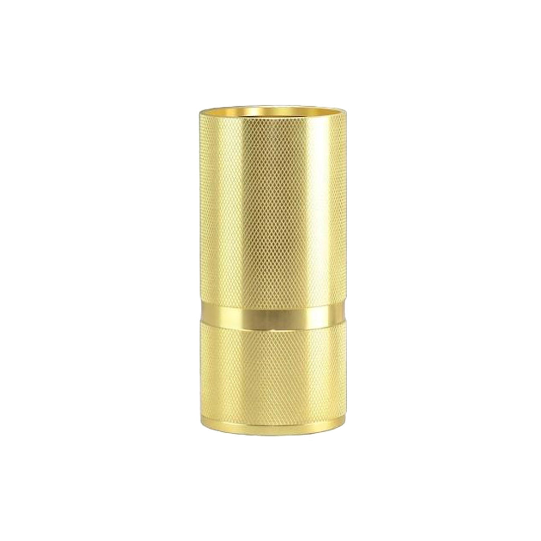Socle pour ampoule message doré - h.15 cm