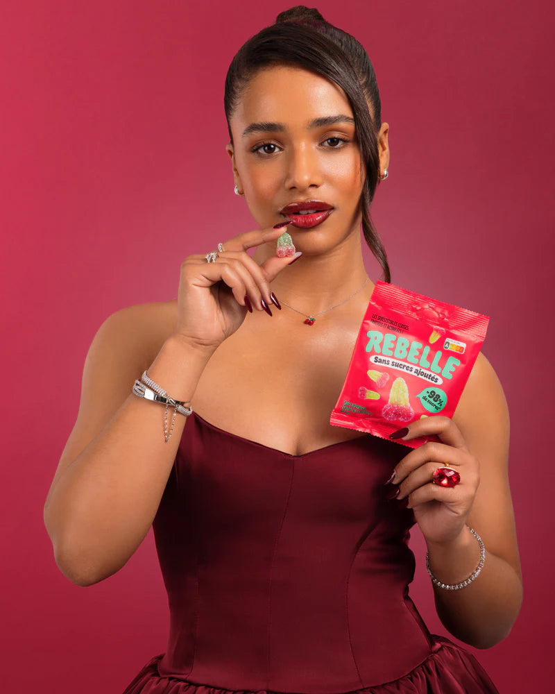 Bonbons cerises acidulées sans sucre