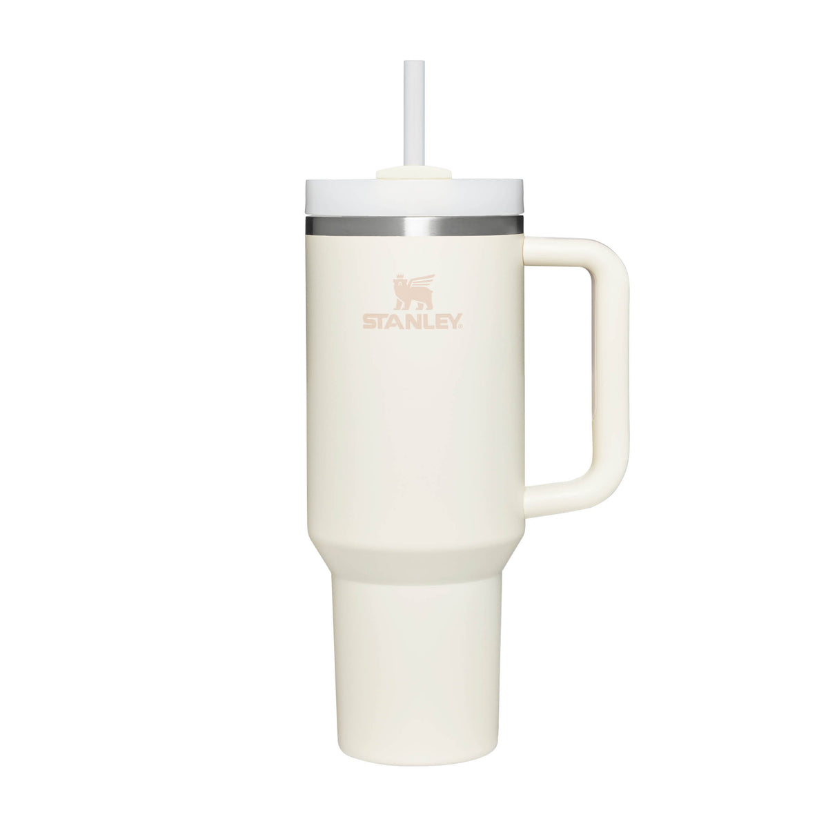Gourde Stanley avec Paille Cup Quencher 2.0, Cream