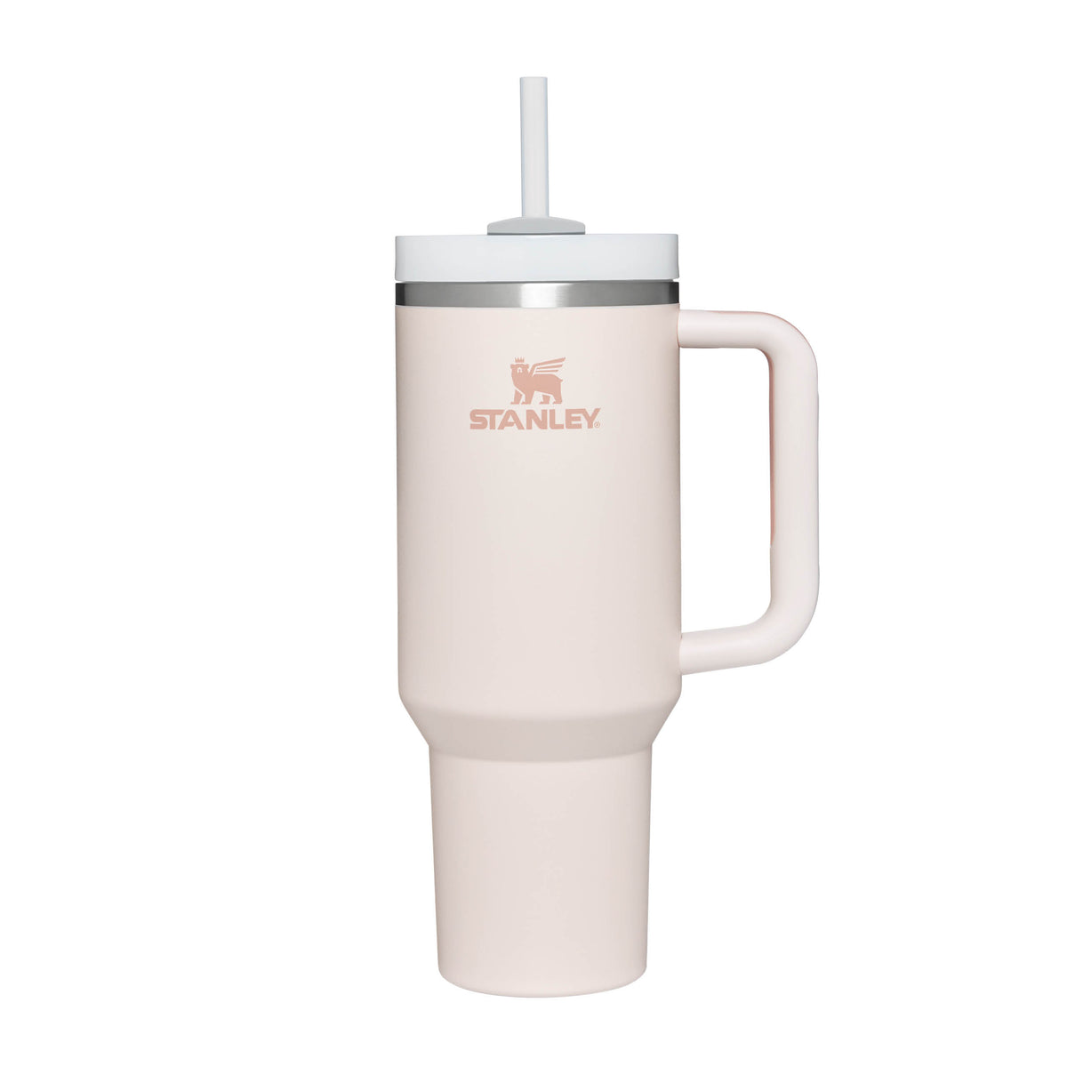 Gourde Stanley avec Paille Cup Quencher 2.0, Rose Quartz
