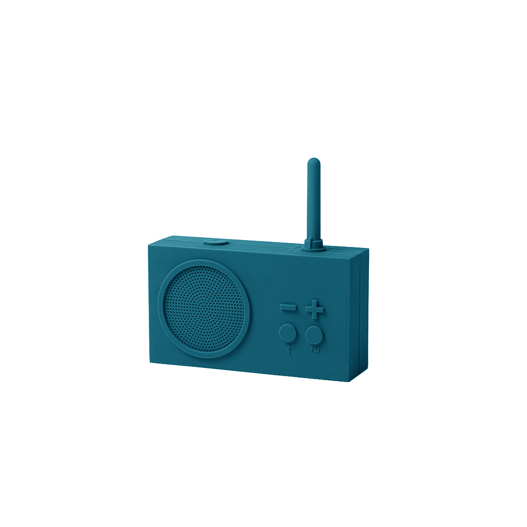 Tykho 3 enceinte bluetooth avec radio fm - bleu canard