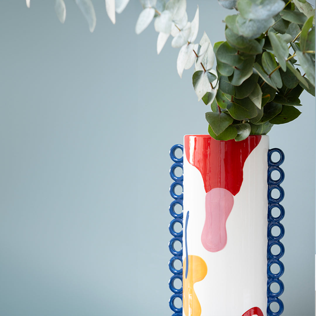 Vase Cloe h. 34.5 cm - Funky y Feliz