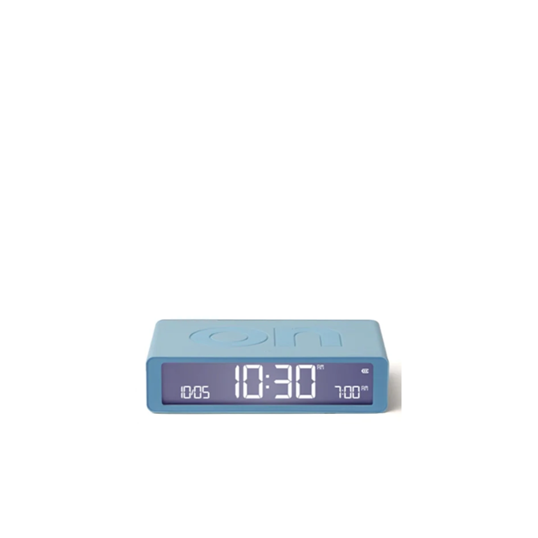 Réveil Flip Classic Lexon - bleu clair