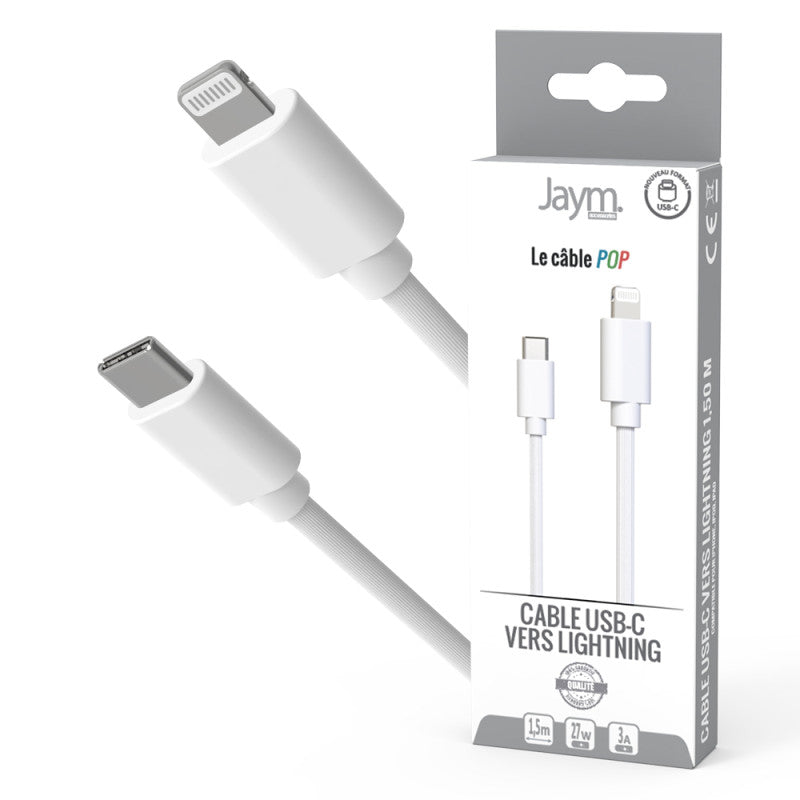 Câble USB-C vers lightning
