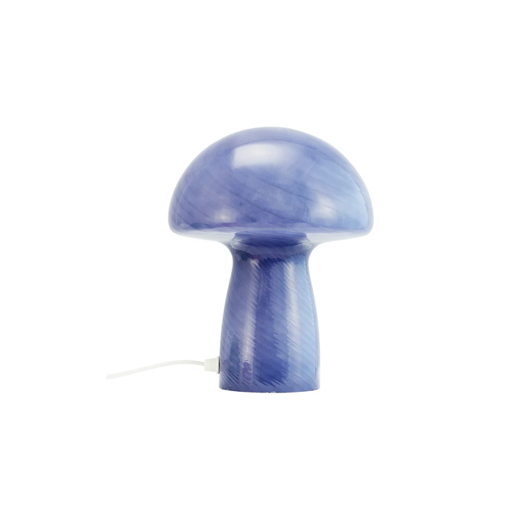 Lampe Champignon Jenny H.23 cm - bleu