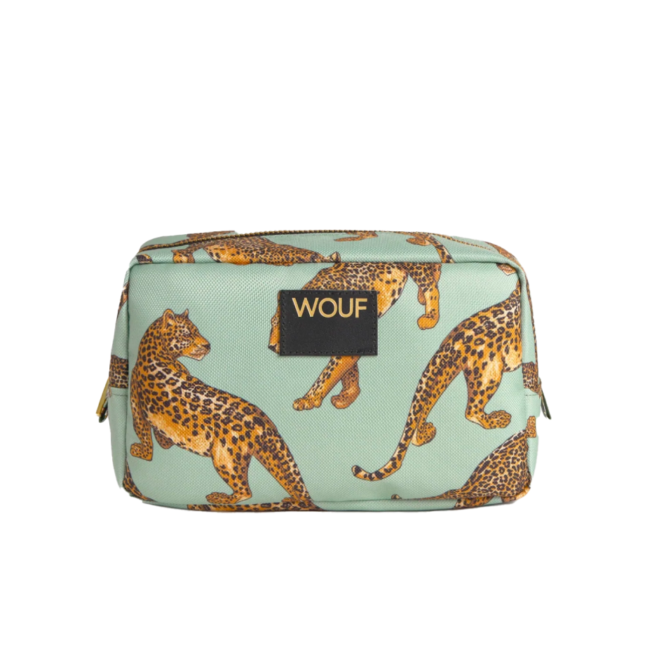 Wouf Trousse de toilette - Emerald Leopard