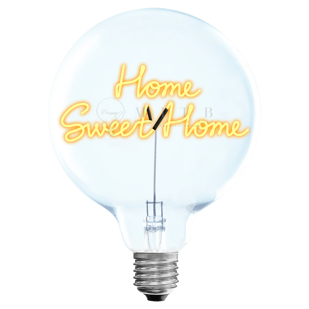 Ampoule Home sweet home pour socle portable / H 17 cm
