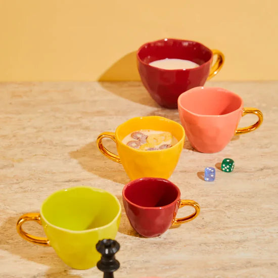 Tasse Good Morning coffee ∅ 8 cm - burnt coral