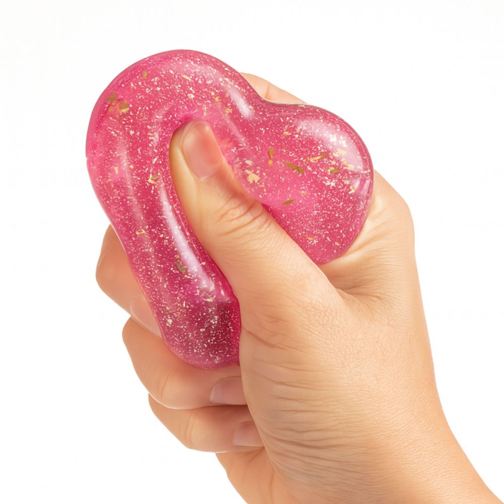 Jouet anti-stress - Heart scintillant