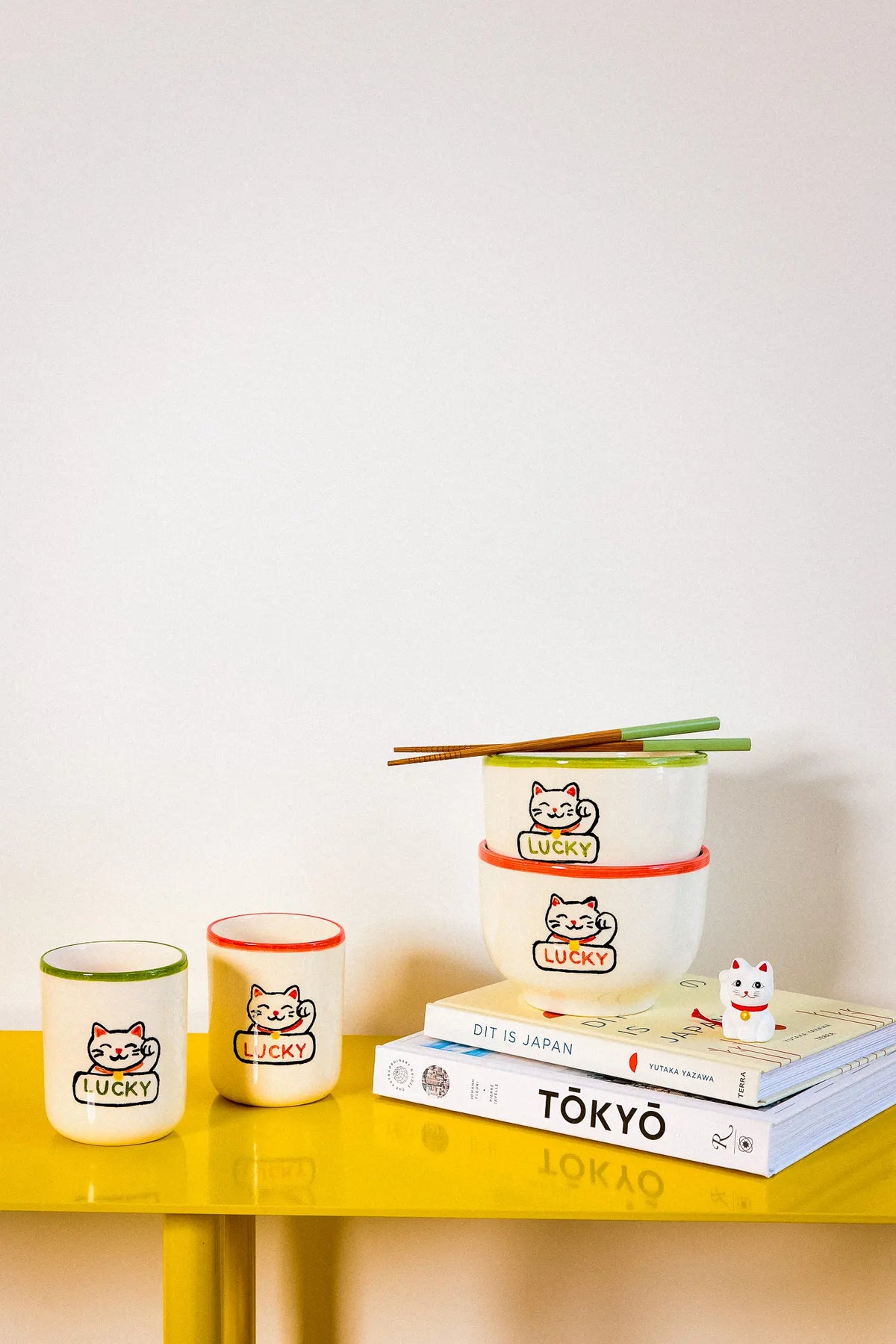 Verre Lucky Cat
