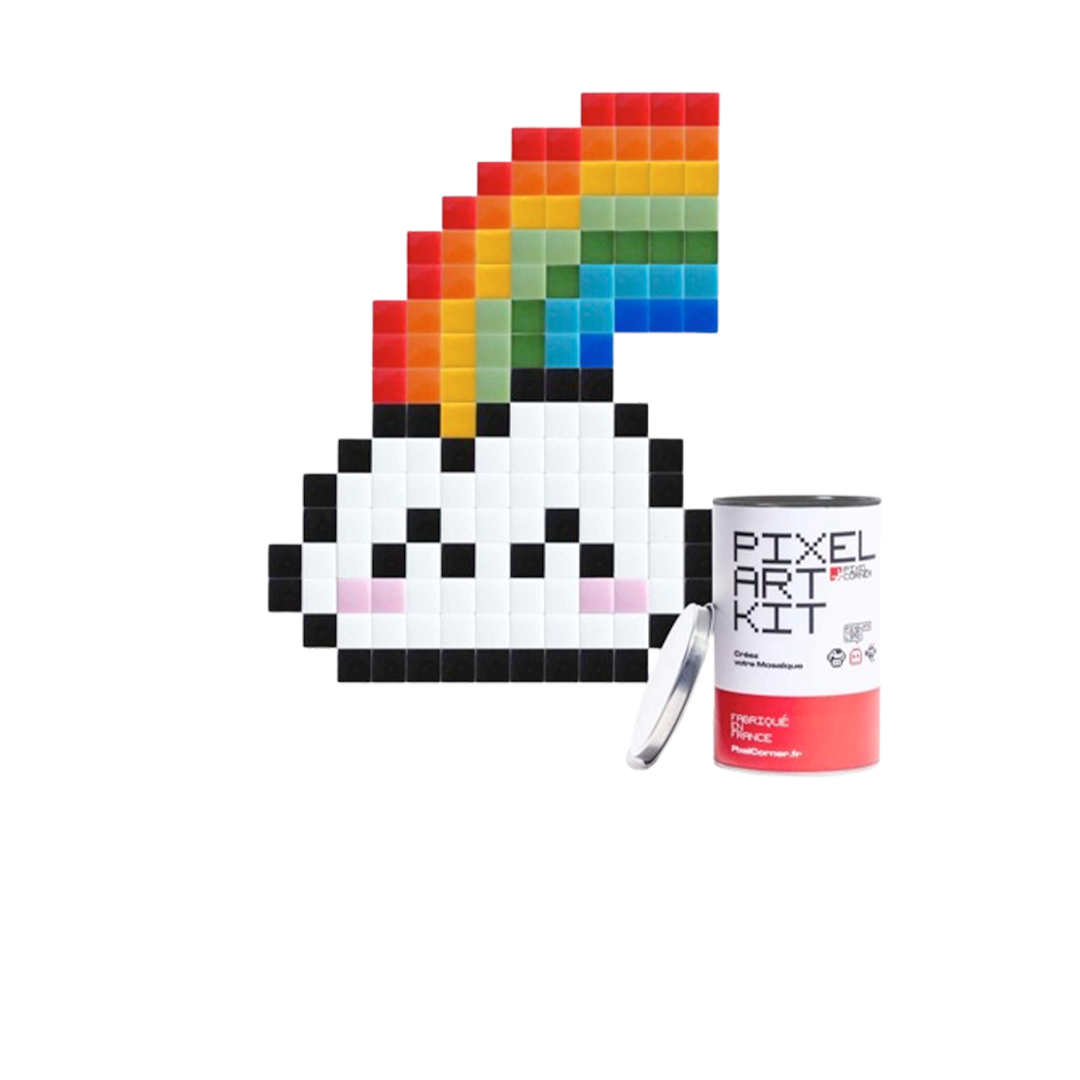 Pixel Art kit - Rainbow cloud