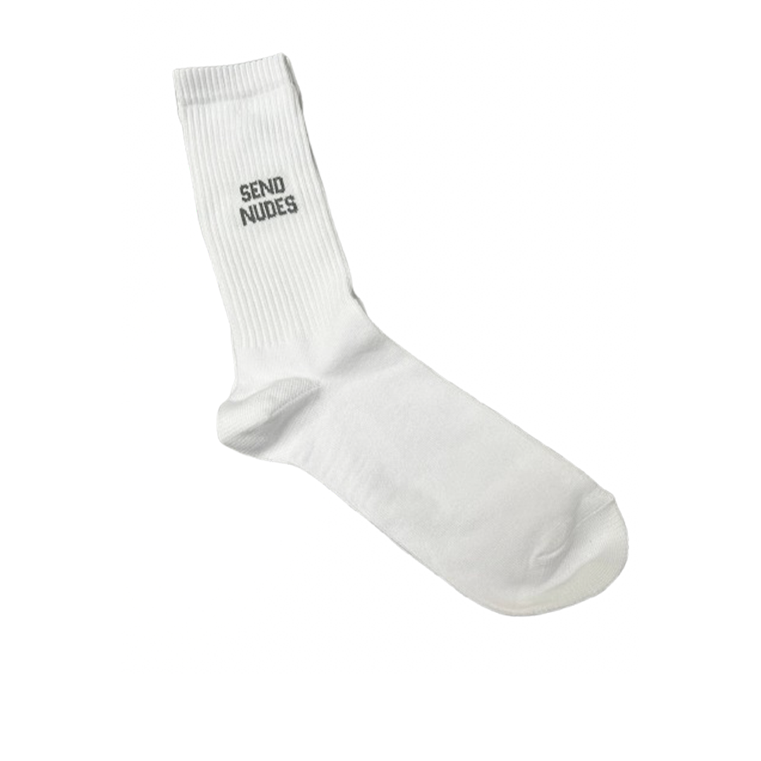 Chaussettes - Send nudes 40/45 blanc