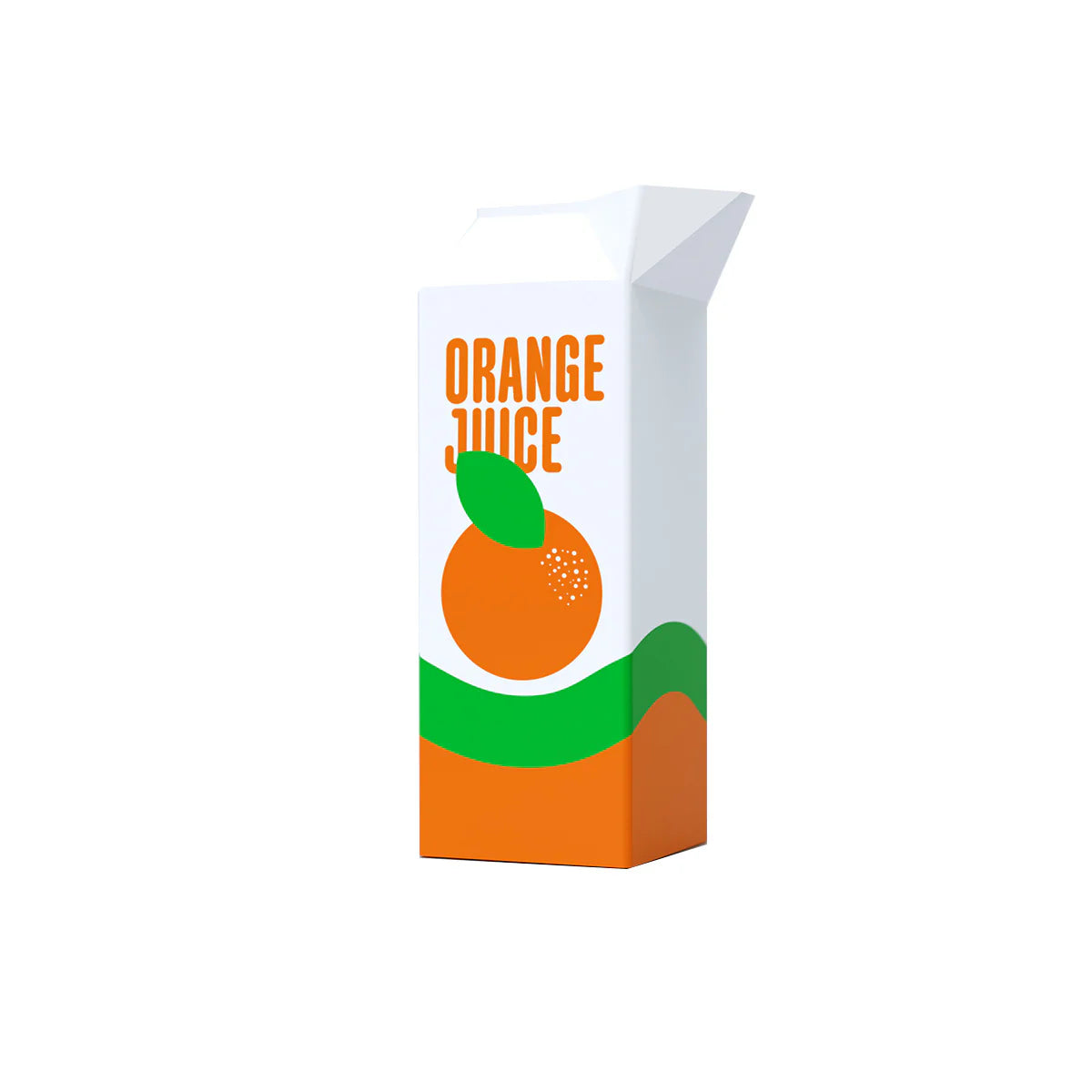Vase orange juice