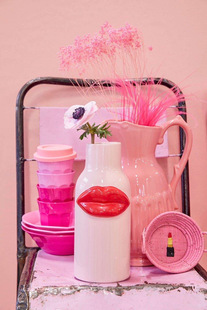 Vase bouche L et Rouge - Lipstick