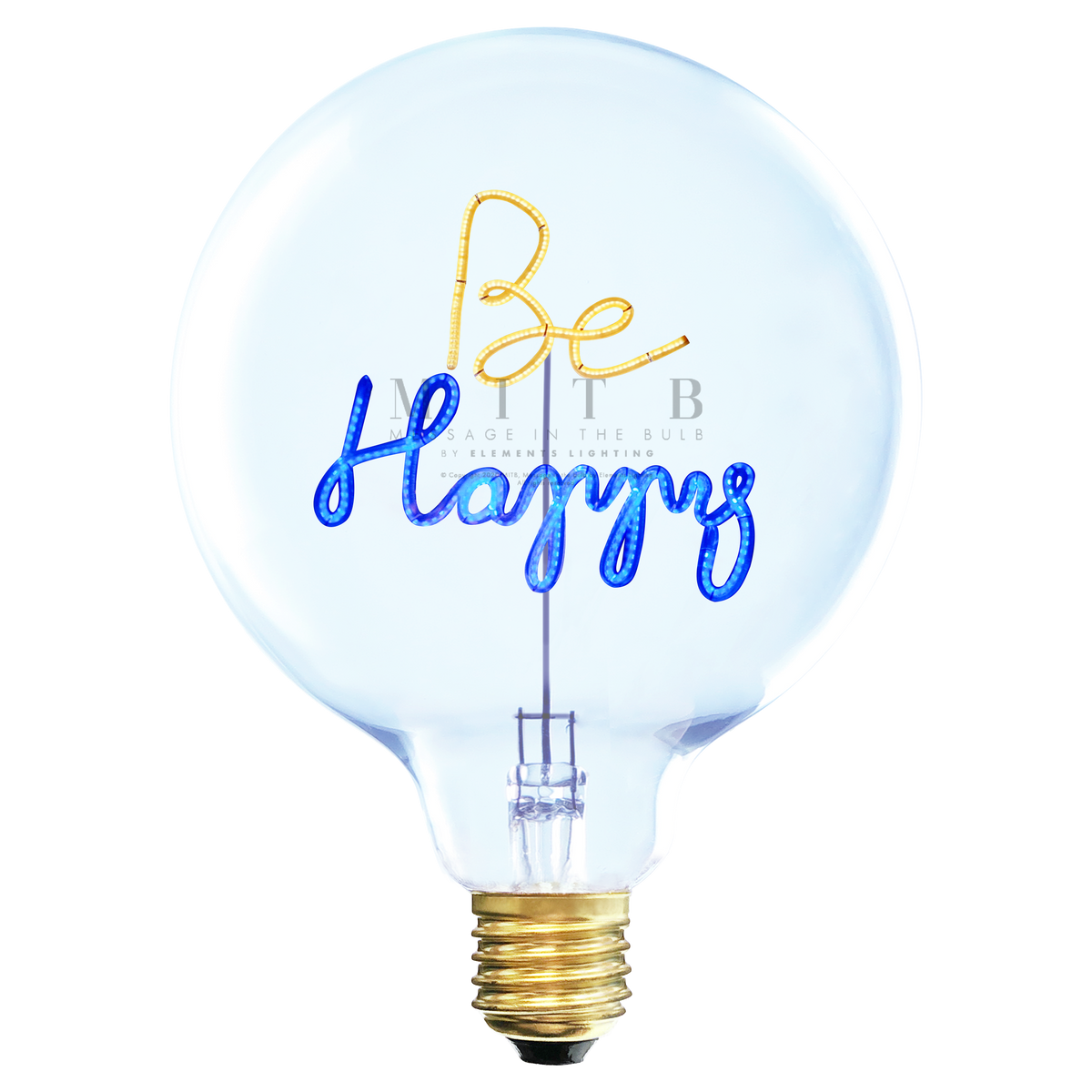 AMPOULE BE HAPPY / H 17 cm