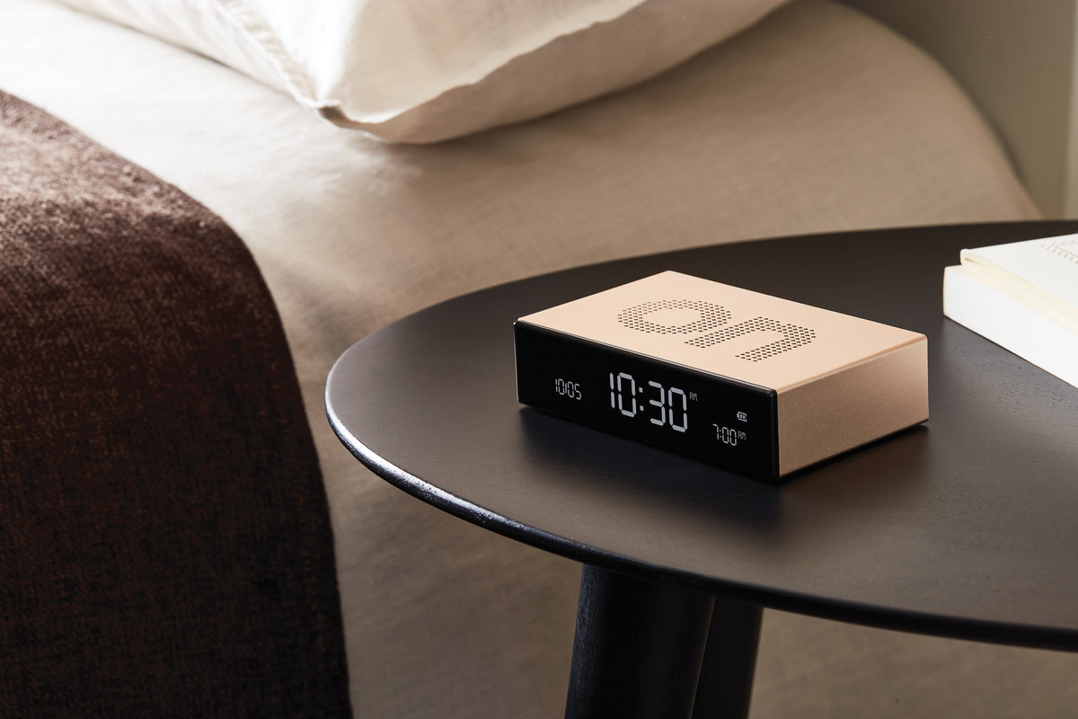 Réveil Lexon Flip Premium - Or