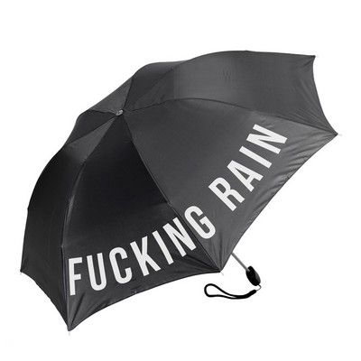 Parapluie de poche Fucking rain