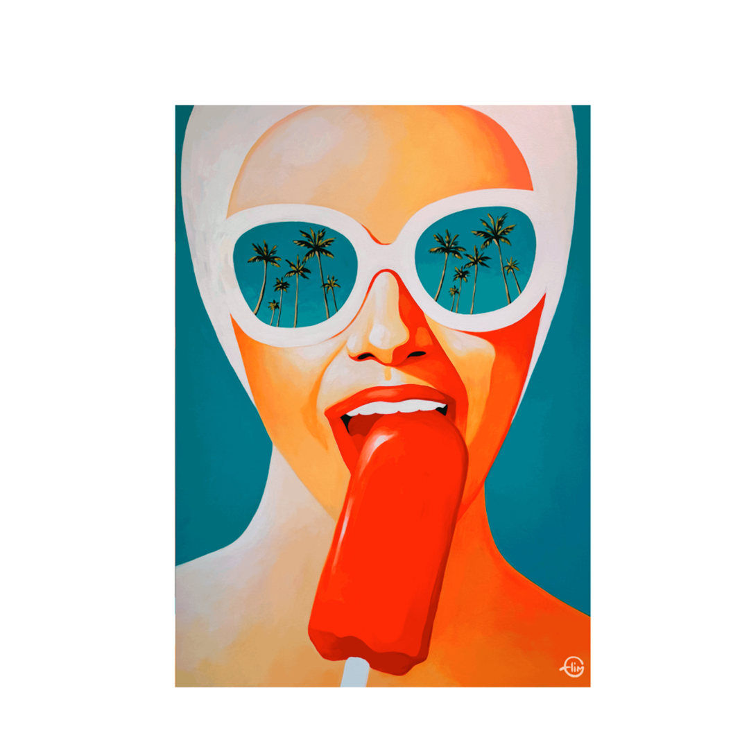 Affiche Emilie Arnoux - 053 Ice