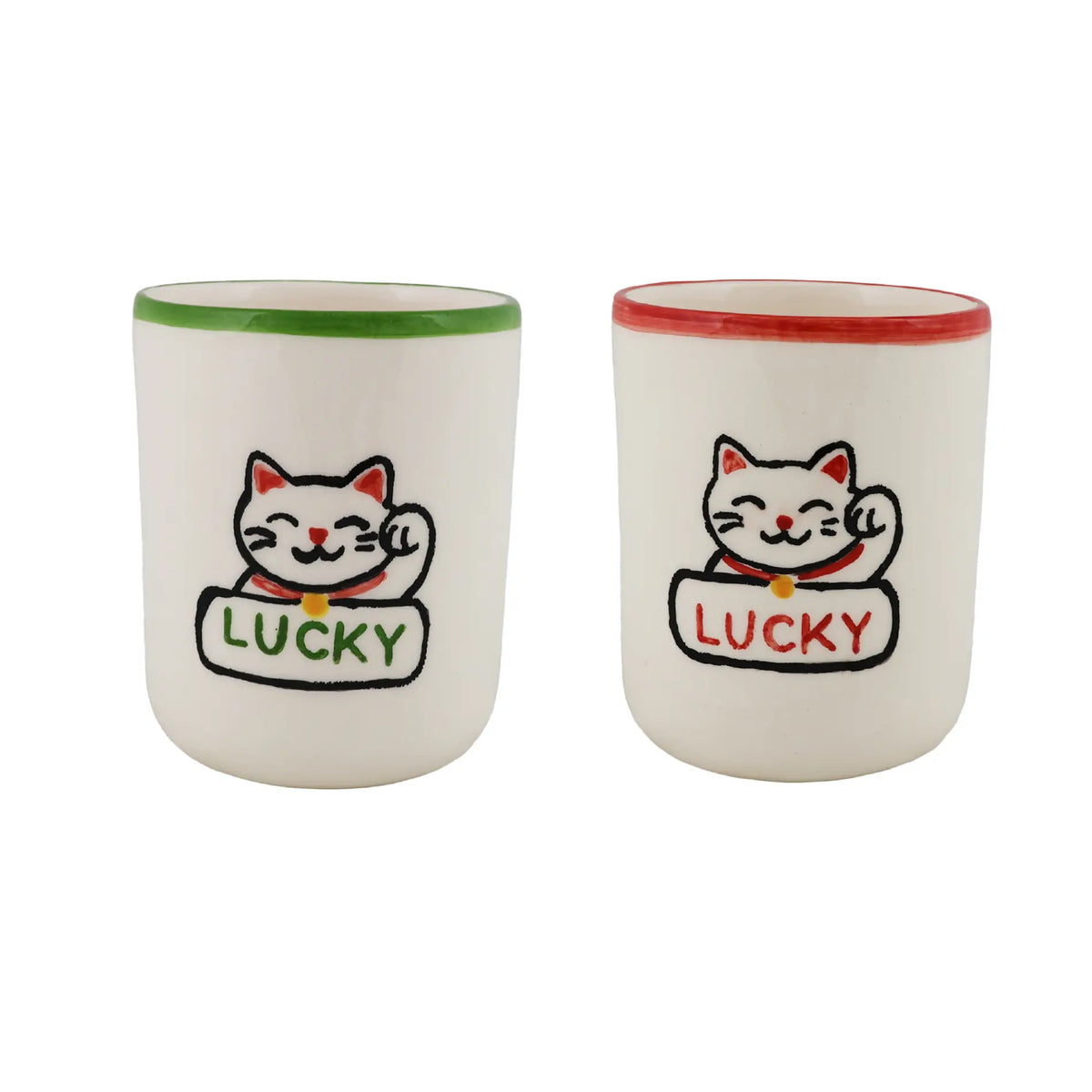 Verre Lucky Cat
