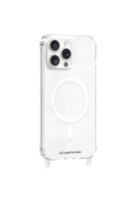 Coque anneaux transparente iPhone Magsafe