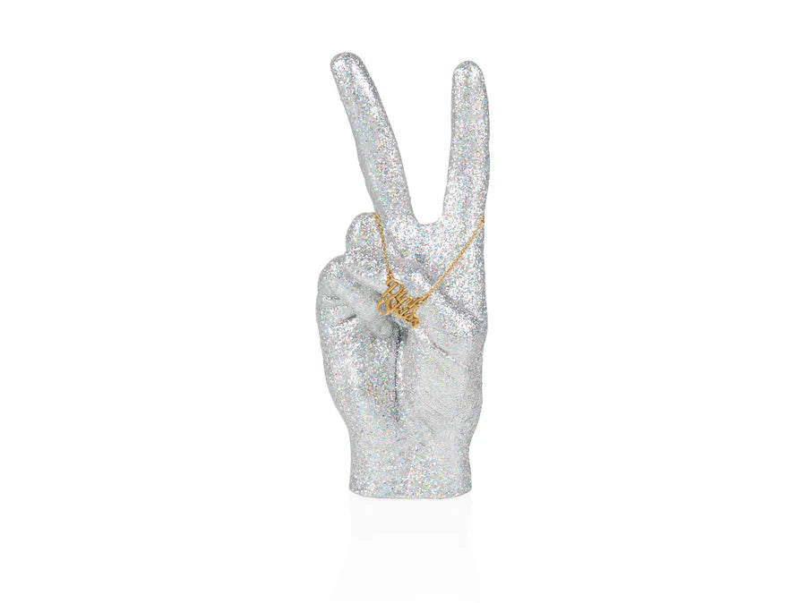Sculpture Symbole main - Peace