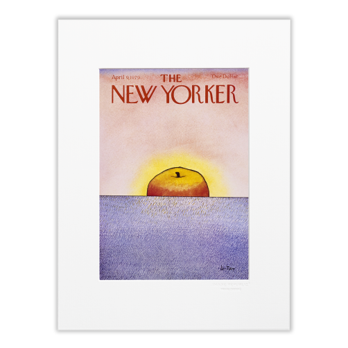 Affiche The Newyorker 283 - Peach rising over horizon le-tan