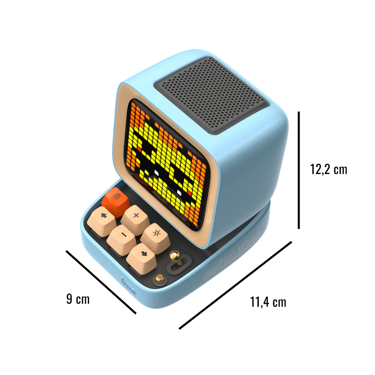 Enceinte + Micro Bluetooth avec Ecran - Ditoo Mic Bleu