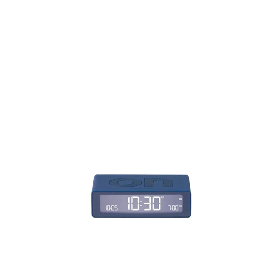 Réveil Flip mini Lexon - Bleu foncé
