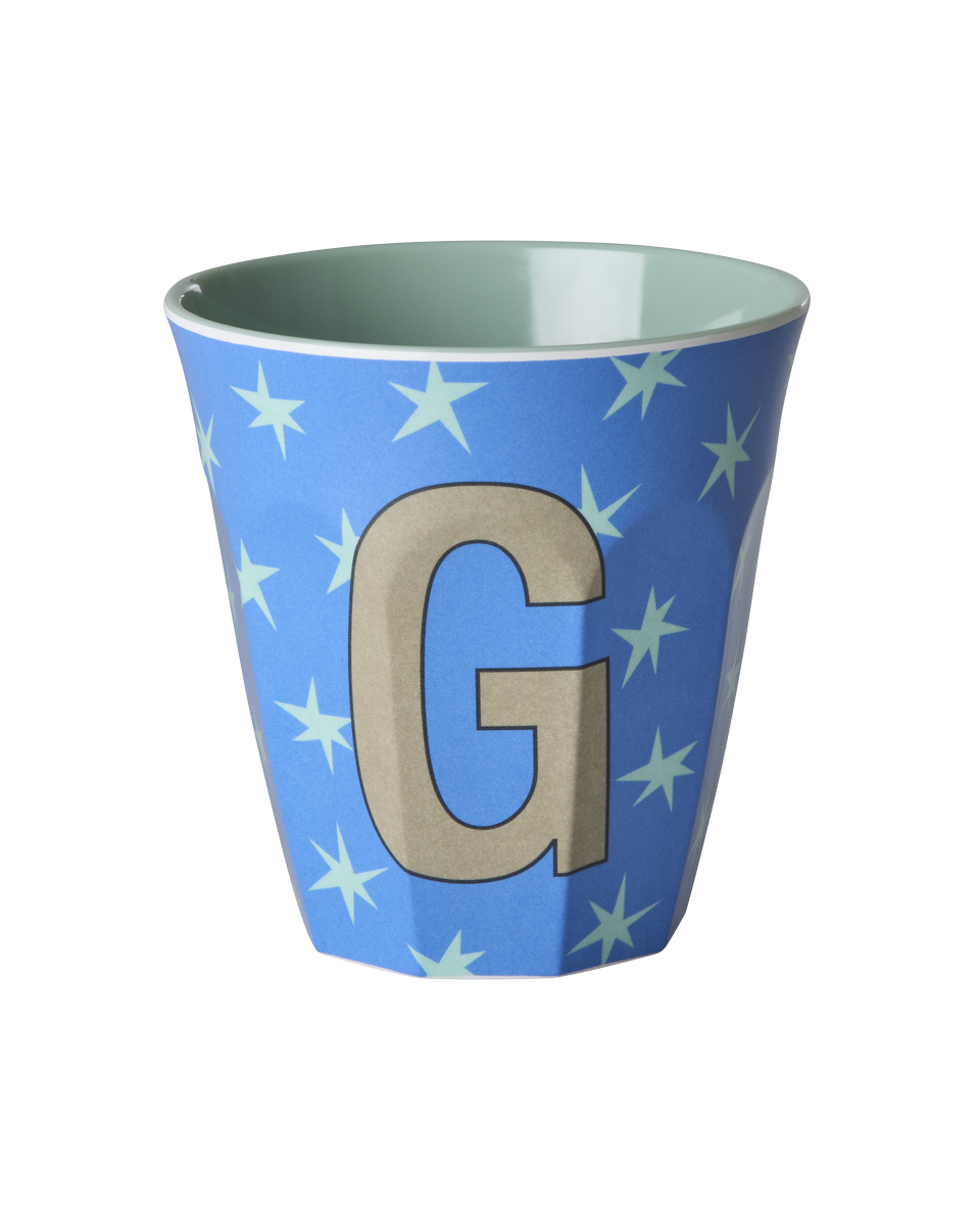 Gobelet Lettre mélamine Stars